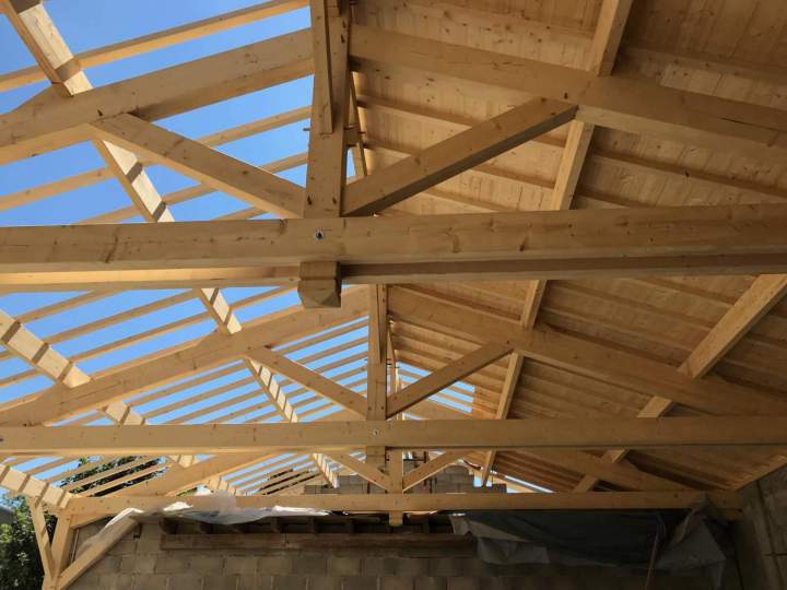 Charpente bois massif Ribérac