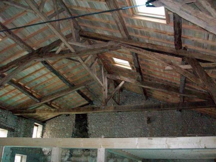 Charpente bois massif Ribérac