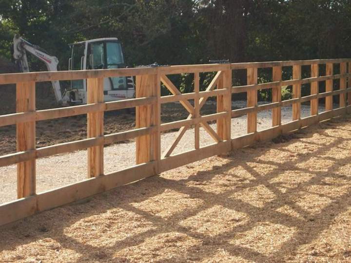 Installation de clôture en bois à Ribérac