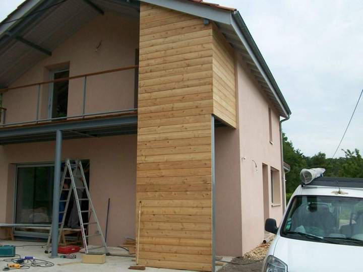 Bardage en bois à Ribérac