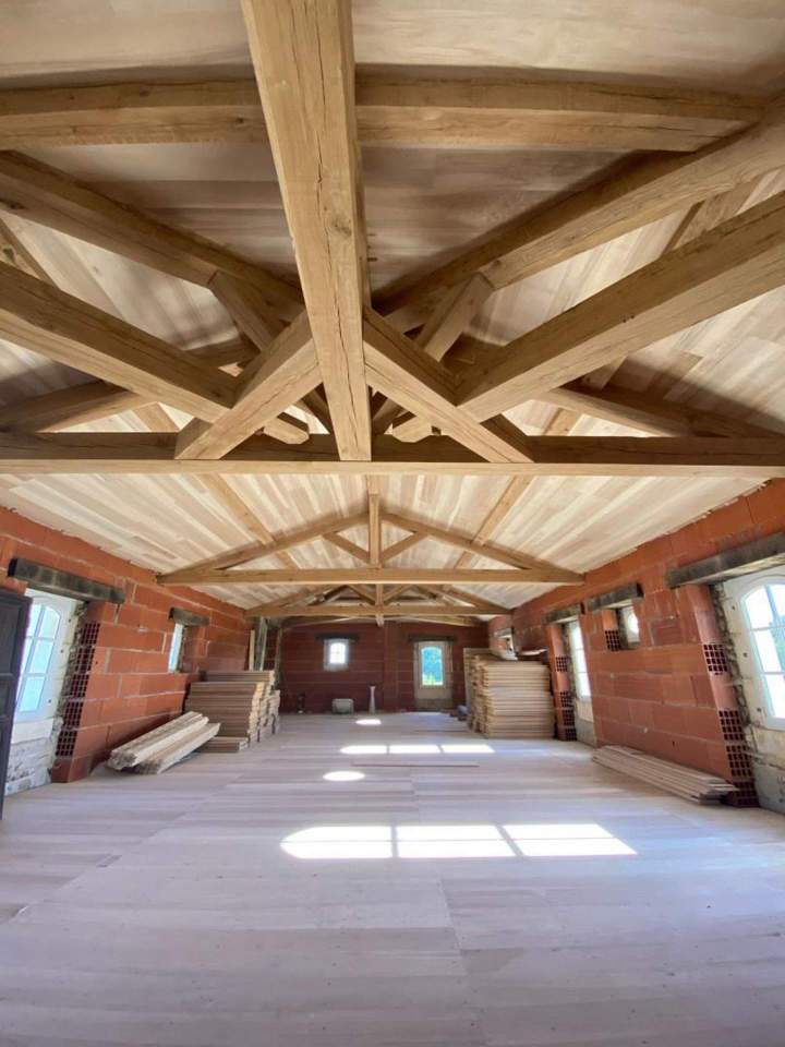 Réparation charpente bois Ribérac